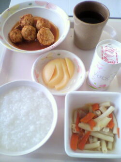 5分粥メニューご飯